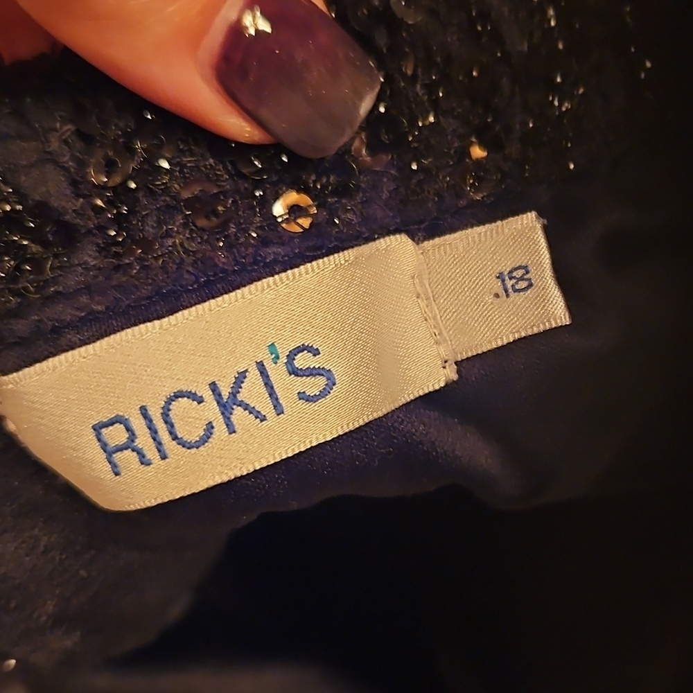 Ricki's Black Sparkly Cocktail Dress - Picture 5 of 5